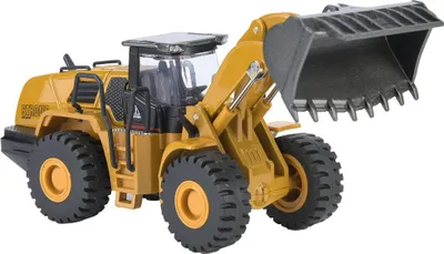 Zdjęcie produktu dla 1:50 Ładowarka kołowa ze stopu aluminium Model Konstrukcja inżynieryjna Wysoka symulacja Pojazd samochodowy Zabawka