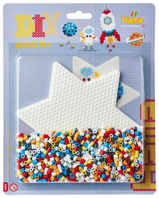 Produktbild von Hama Beads 4219, Bastelset für Kinder, 5 Jahr(e), Mehrfarbig, 1101 Stück(e)