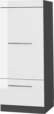 Produktbild von Mikrowellenschrank Vicco Fame-Line Weiß Hochglanz 60 cm, Model 38583