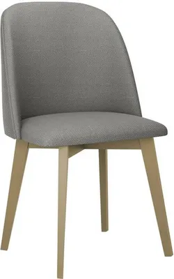 Image de Chaise de cuisine rembourrée AFTON 5 - chêne Sonoma / gris