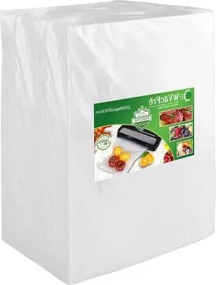 Zdjęcie produktu dla Worki próżniowe do żywności bez BPA, 200 x 30 cm – worki próżniowe do pakowania pod wodą – do pakowarek próżniowych i zgrzewarek folii