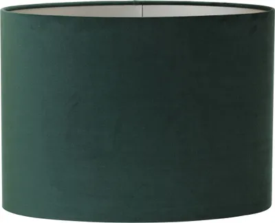 Produktbild von Light & Living - Lampenschirm oval Velours - Dutch Green - 38x17,5x28cm