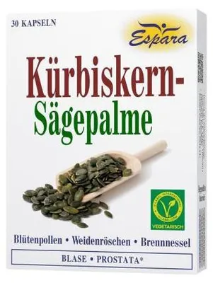Produktbild von Kürbiskern-Sägepalme Kapseln 30 St