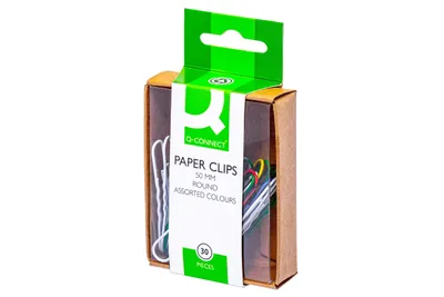 Produktbild von Connect Paper clips Colour 50 mm 30 pieces