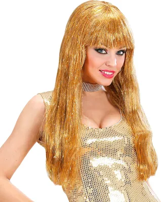 Imagen del producto de Peluca para mujer "Glitzy Glamour" | Dorada