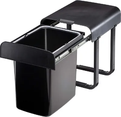 Produktbild von Ekotech Abfallsammler AS16S Aladin schwarz 16 Liter