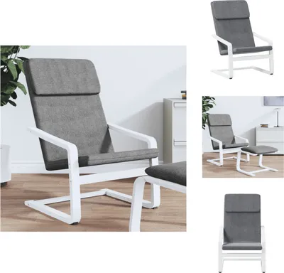Obrázek produktu pro vidaXL Relax křeslo tmavě šedá látka - Křeslo