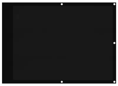 Produktbild von vidaXL Balkon-Sichtschutz Schwarz 75x700 cm 100 % Polyester-Oxford