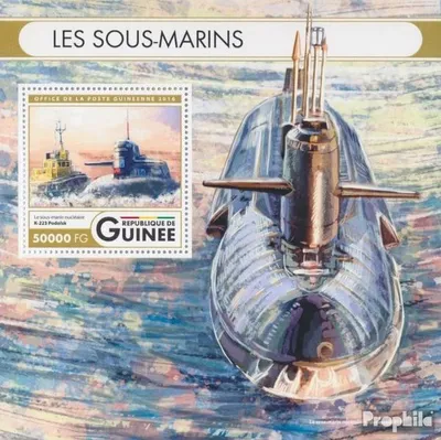 Produktbild von Briefmarken Guinea 2016 Mi Block 2714 (kompl. Ausgabe) postfrisch U-Boote