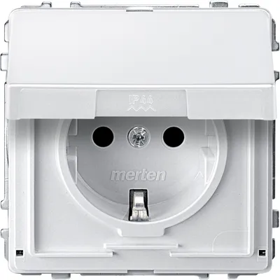 Immagine prodotto di Merten MEG2310-7219 Presa stagna AQUADESIGN bianco polare