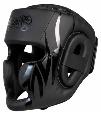 Obrázek produktu pro Dragon 11749-P Mamba, ochrana hlavy pro kickbox, box a MMA – kvalitní ochrana hlavy z umělé kůže – nastavitelná ochrana obličeje pro sparing, Muay Thai, karate – unisex (velikost XL)