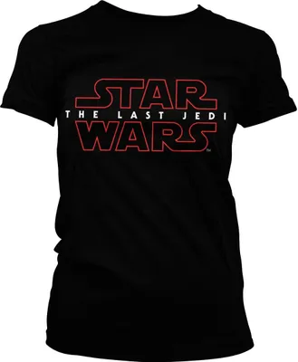 Produktbild von Girlie Shirt The Last Jedi Logo Größe: M