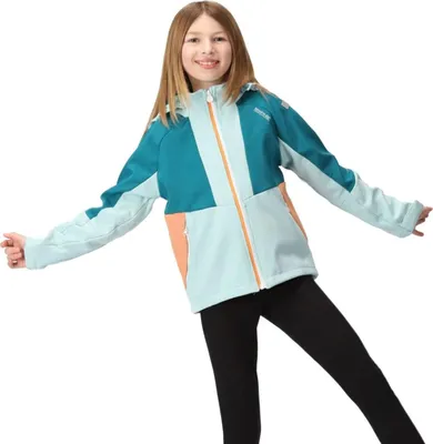 Produktbild von Regatta Haydenbury Übergangsjacke für Mädchen mit Kapuze blau 104