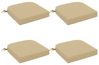 Productafbeelding van 4-delige zitkussenset SOEST, 4 stuks, 100% polyester, beige