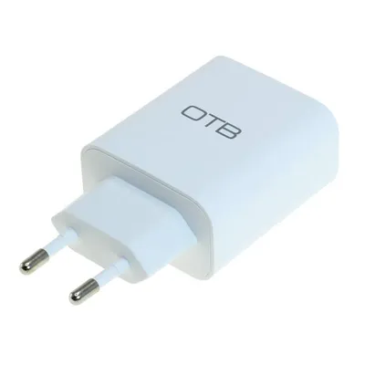 Produktbild von AccuCell Ladeadapter USB - 2,4A 2-Port Multiadapter - weiß