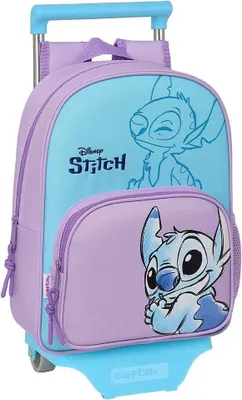 Image de Safta Stitch Sweet Sac à dos à roulettes Bleu,Violet Bleu,Violet One Size