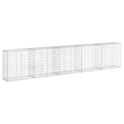 Immagine prodotto di vidaXL Gabbione con coperchio 500x50x100 cm Ferro zincato