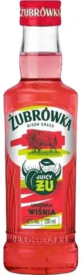 Obrázek produktu pro Likér Żubrówka ŻU Wiśnia Limonka, 200 ml
