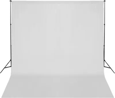 Obrázok produktu pre vidaXL Fotografické pozadie bez stojana bavlna biela 300x300 cm