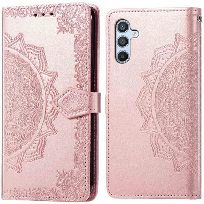Imagen del producto de Funda libro Mandala para Samsung Galaxy A36 - Oro rosado