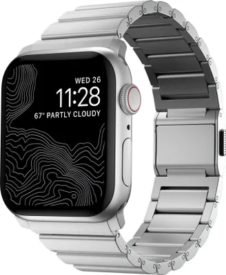 Immagine prodotto di Cinturino in alluminio Nomad per Apple Watch 49mm/45mm/44mm/42mm Argento