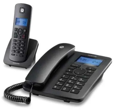 Produktbild von Festnetztelefon Motorola C4201 Combo DECT (2 pcs) Schwarz