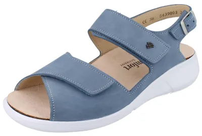 Produktbild von FINN COMFORT Anaco Damen Sandale hellblau Nubukleder - Größe: 39