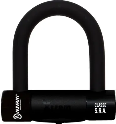 Produktbild von Sra U Xtrem Bügelschloss Schwarz 85x100 gehärteter Stahl Doppelbolzen-Schließsystem