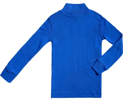 Image de BABIDU, t-shirt enfant unie, modèle 7000, couleur bleu, taille 14 ans (norme européenne)