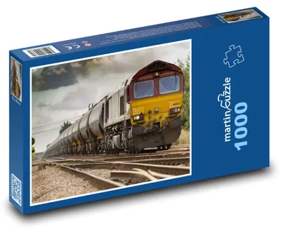 Zdjęcie produktu dla Puzzle 1000 Kolej i pociąg towarowy - martinpuzzle