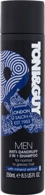 Produktbild von Toni&Guy 2in1 Men Anti-Schuppen Shampoo 250ml Normales bis Fettiges Haar for man