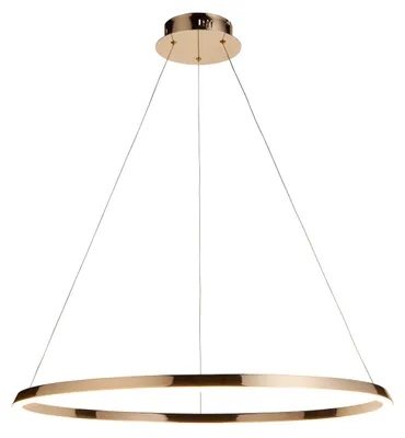 Obrázok produktu pre Zavesná LED lampa STATEN, zlatá, 43 W, teplá biela, 2000 lm, kov, rozmery: 155 x 80 x 80 cm, IP20, Endon