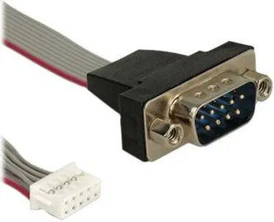 Image de DELOCK Kabel Pfostenbuc. >DB9 Steck. 2mm Pinabstand gedreht