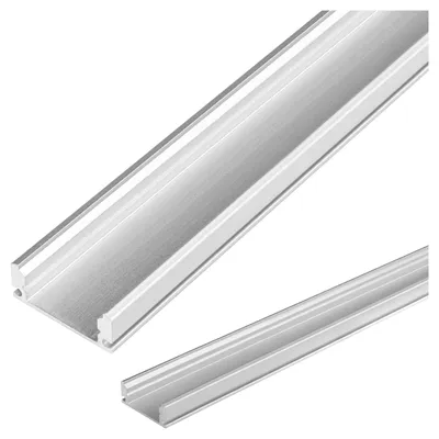 Obrázek produktu pro MasterLED, hliníkový profil pro montáž LED pásků, šířka 12 mm, délka 1 m, stříbrná barva, eloxovaná povrchová úprava