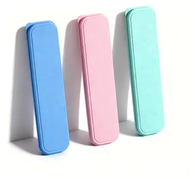 Image de Boîte de couverts, ensemble de 3 boîtes pour baguettes, 23,7 cm. Boîtes de rangement portables pour ustensiles