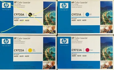 Produktbild von Original Color Set HP 641A - Toner  C9721A, C9722A und C9723A -- Neu