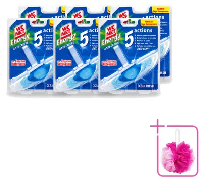 Produktbild von 6 x WC Net Toilethänger Ocean Fresh 38 g - Sparpackung - 6 Stücke