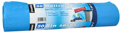 Zdjęcie produktu dla Papstar Müllsäcke blau HDPE 120 l