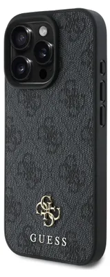 Image de Etui Guess HcPolyuréthane4G Small 4G And Classic Do Iphone 16 Pro Max Magsafe Czarny