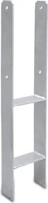 Produktbild von Wolketon H-Anker Pfostentraeger Pfosten 101MM Zaeune 600MM Pfostenanker Carport