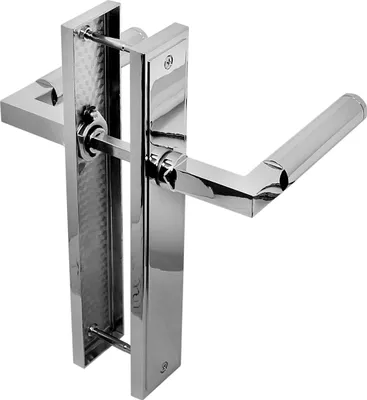 Produktbild von Türbeschlag 2311 Camilla LS Blind Chrom Baustil Türdrücker Türklinke Türgriffe