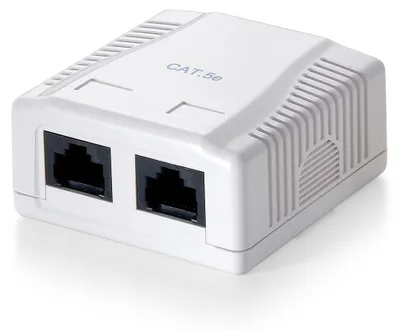 Productafbeelding van Equip 235212 RJ45, wandcontactdoos, 2xRJ45, Cat6