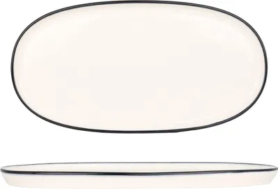 Zdjęcie produktu dla Miska do serwowania Bonna – Linea Black – porcelana – 25 cm