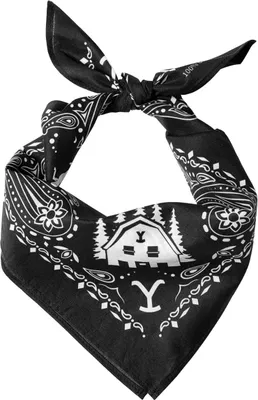 Produktbild von Stars & Stripes Bandana Westernhalstuch »YELLOWSTONE« Schwarz
