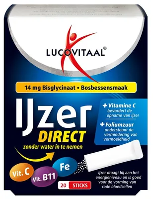 Produktbild von Eisen Bisglycinat Direkt 20 Sticks