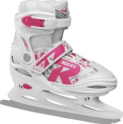 Produktbild von Roces Kinder Jokey Ice 2.0 Girl Verstellbarer Schlittschuh, white-fuchsia, 30-33 EU
