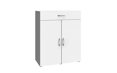 Produktbild von Wimex Multiraumkonzept Kommode Holzwerkstoff 2 Türen Weiß foliert 40x80x98 cm