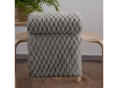 Obrázok produktu pre Prikrývka CINDY6 170x210 cm tmavosivá