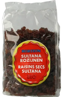 Productafbeelding van Horizon Rozijnen Sultana (500 gr)