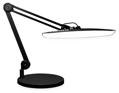 Obrázok produktu pre LED stolná lampa s podstavcom, 2 200 lúmenov, 24 W (čierna, bez nastaviteľnej farby svetla, s podstavcom)